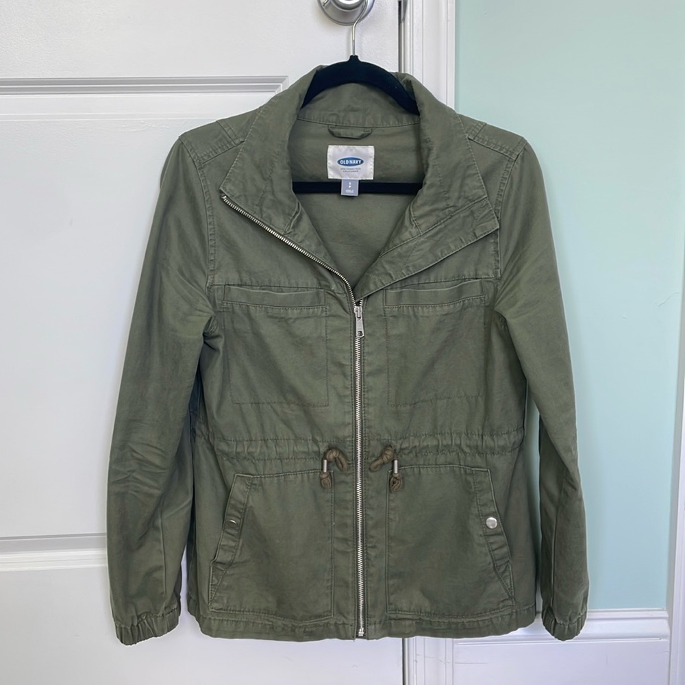 Old Navy Olive Green Military jacket - Size S